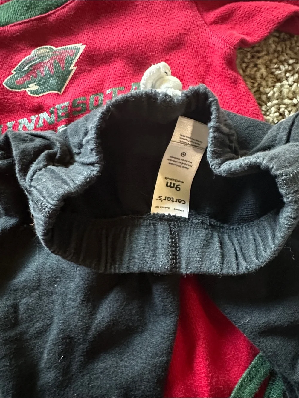 Baby One-Piece MN Wild Bodysuit and black Pants